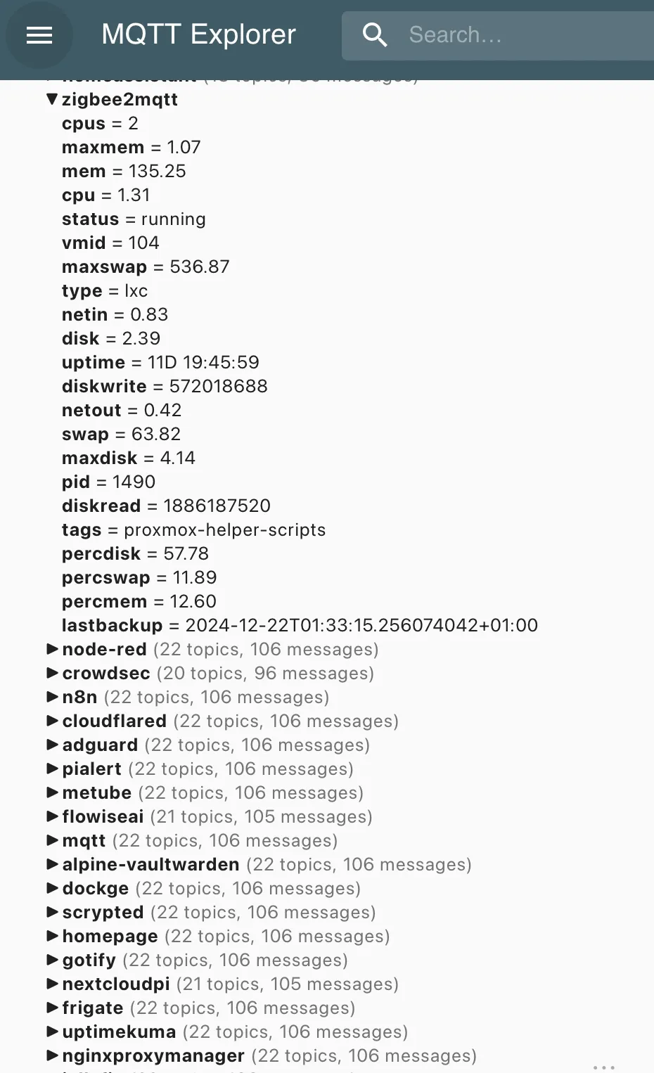 mqttexplorer-sensors